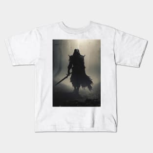 Dark Fantasy Assassin Sword Kids T-Shirt